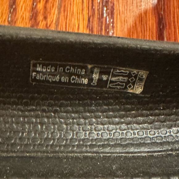 Crocs Iconic Comfort Kelli Black Ballerina Womens 8 Slip On Flat Bendable Shoes - Picture 15 of 16